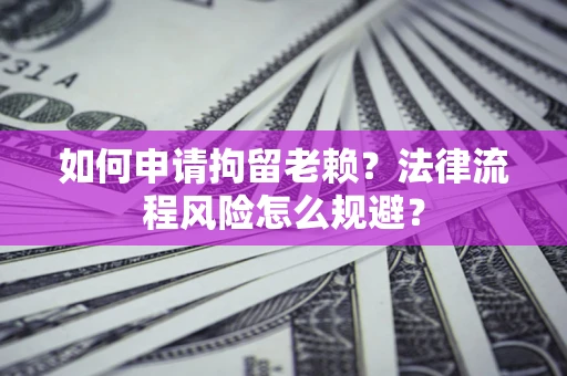 武汉如何申请拘留老赖？法律流程风险怎么规避？