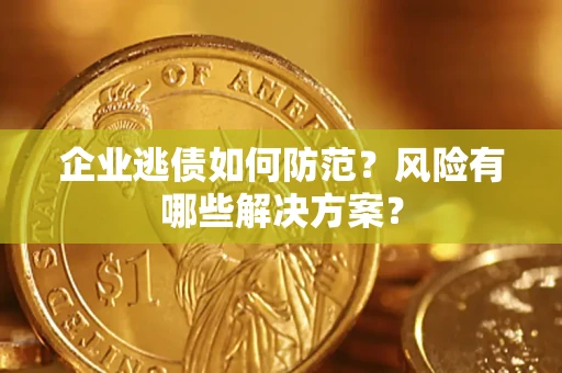 武汉企业逃债如何防范？风险有哪些解决方案？