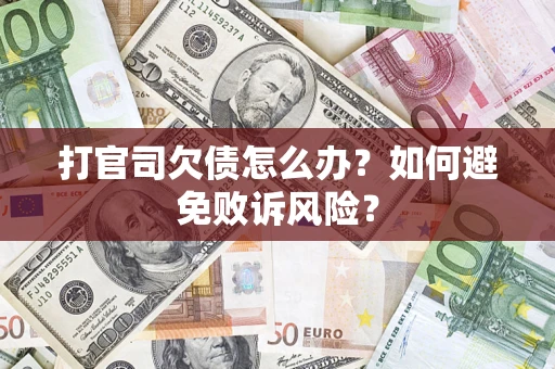 武汉打官司欠债怎么办？如何避免败诉风险？