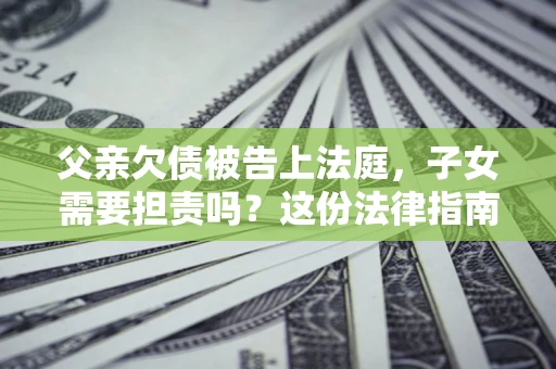 武汉父亲欠债被告上法庭，子女需要担责吗？这份法律指南必须看完
