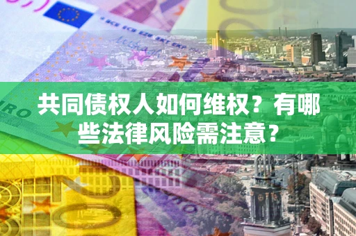 武汉共同债权人如何维权？有哪些法律风险需注意？