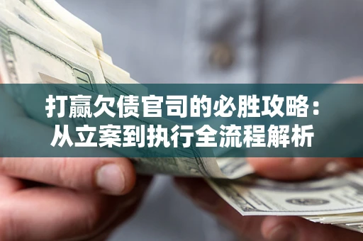 武汉打赢欠债官司的必胜攻略：从立案到执行全流程解析