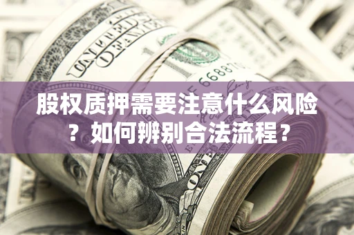 武汉股权质押需要注意什么风险？如何辨别合法流程？