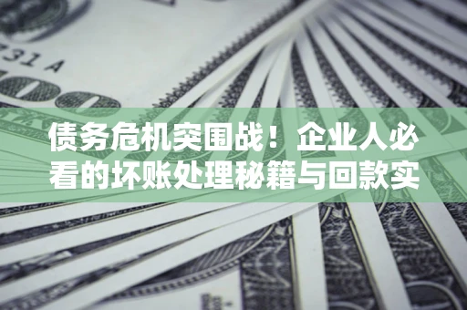 武汉债务危机突围战！企业人必看的坏账处理秘籍与回款实战指南
